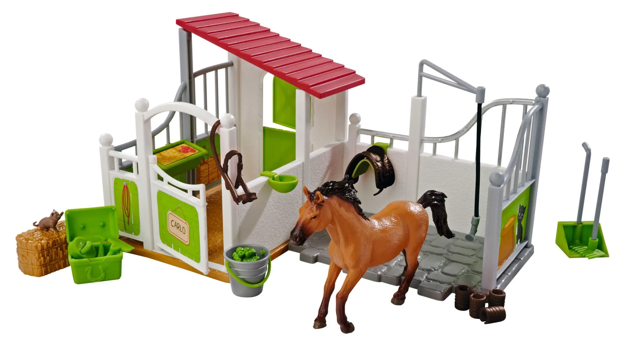 Cover: 4006592091880 | Pferdebox und Waschplatz mit Pferd | Spielset | 104342646 | Deutsch