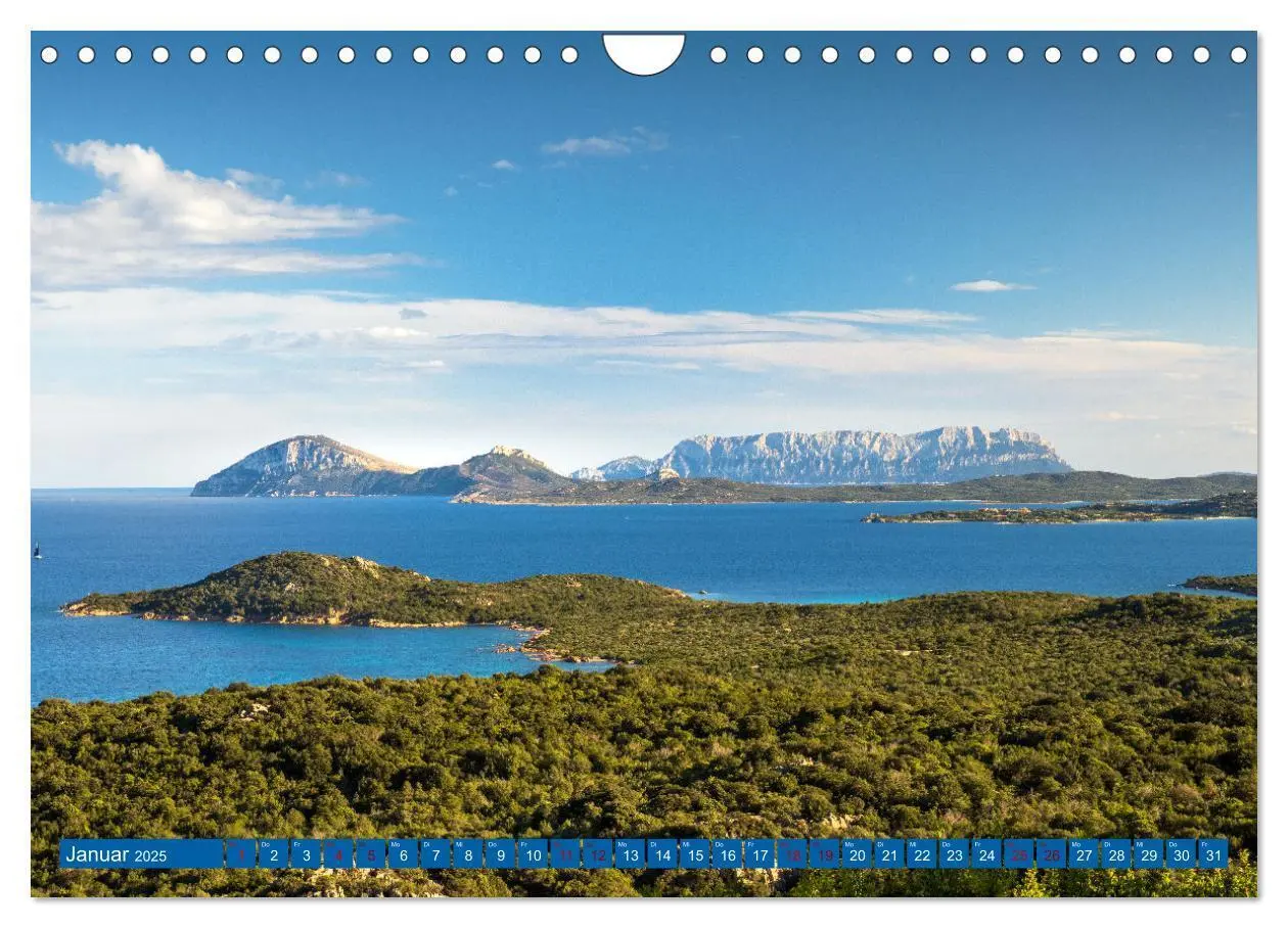 Bild: 9783435001880 | Sardiniens Norden (Wandkalender 2025 DIN A4 quer), CALVENDO...