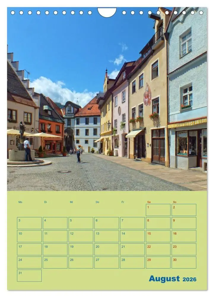 Bild: 9783516281880 | Füssen - Ein Allgäuer Terminplaner (Wandkalender 2026 DIN A4 hoch),...