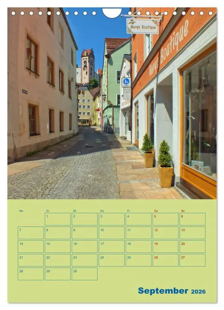 Bild: 9783516281880 | Füssen - Ein Allgäuer Terminplaner (Wandkalender 2026 DIN A4 hoch),...