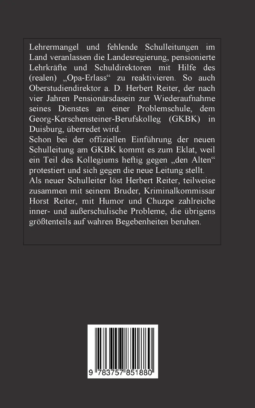 Rückseite: 9783757851880 | Rentner müdür | Emekli Baba | Helmut Richter | Taschenbuch | 232 S.
