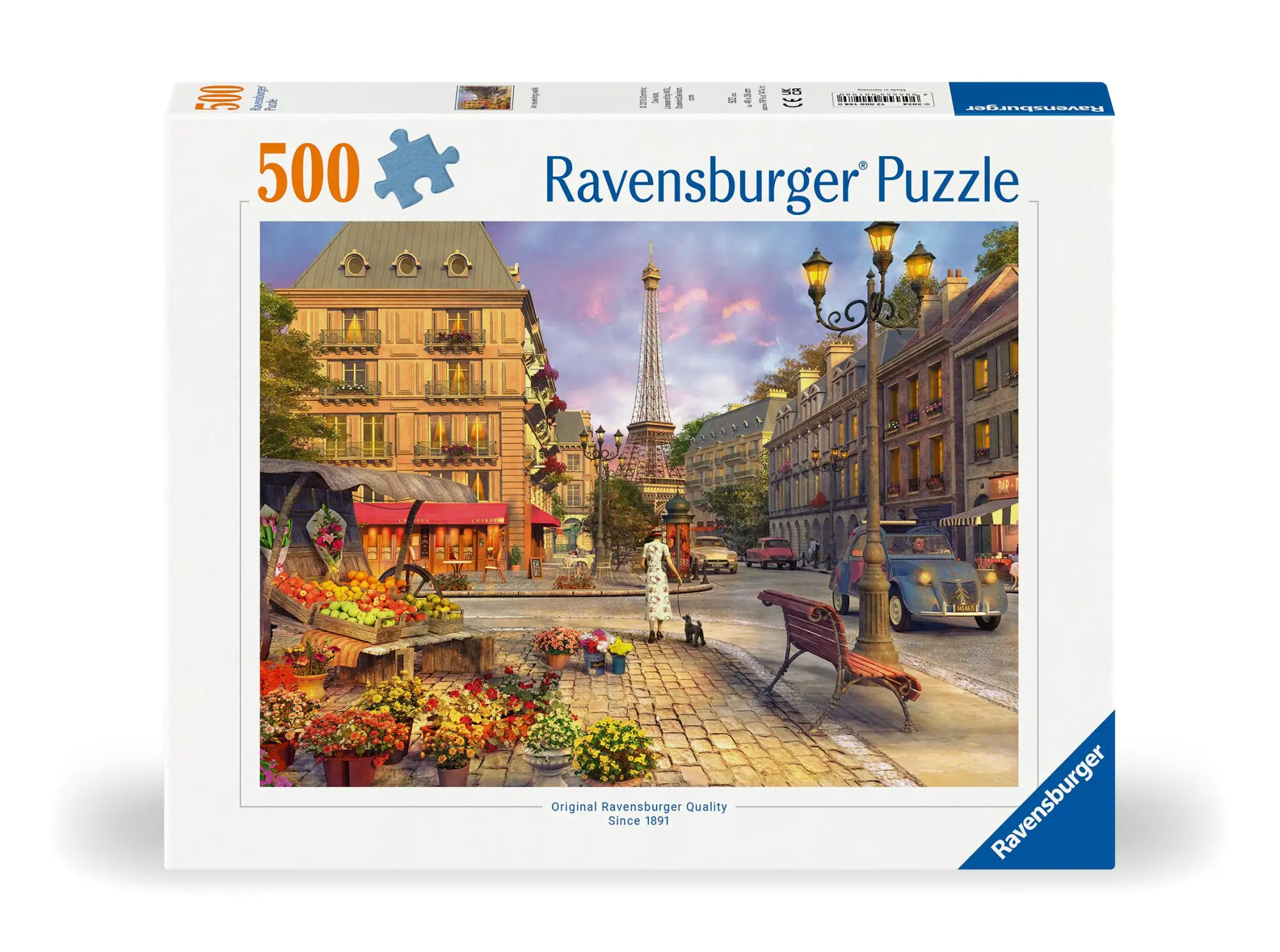 Cover: 4005555001980 | Erwachsenenpuzzle 500 Teile - Spaziergang durch Paris | Spiel | 2024