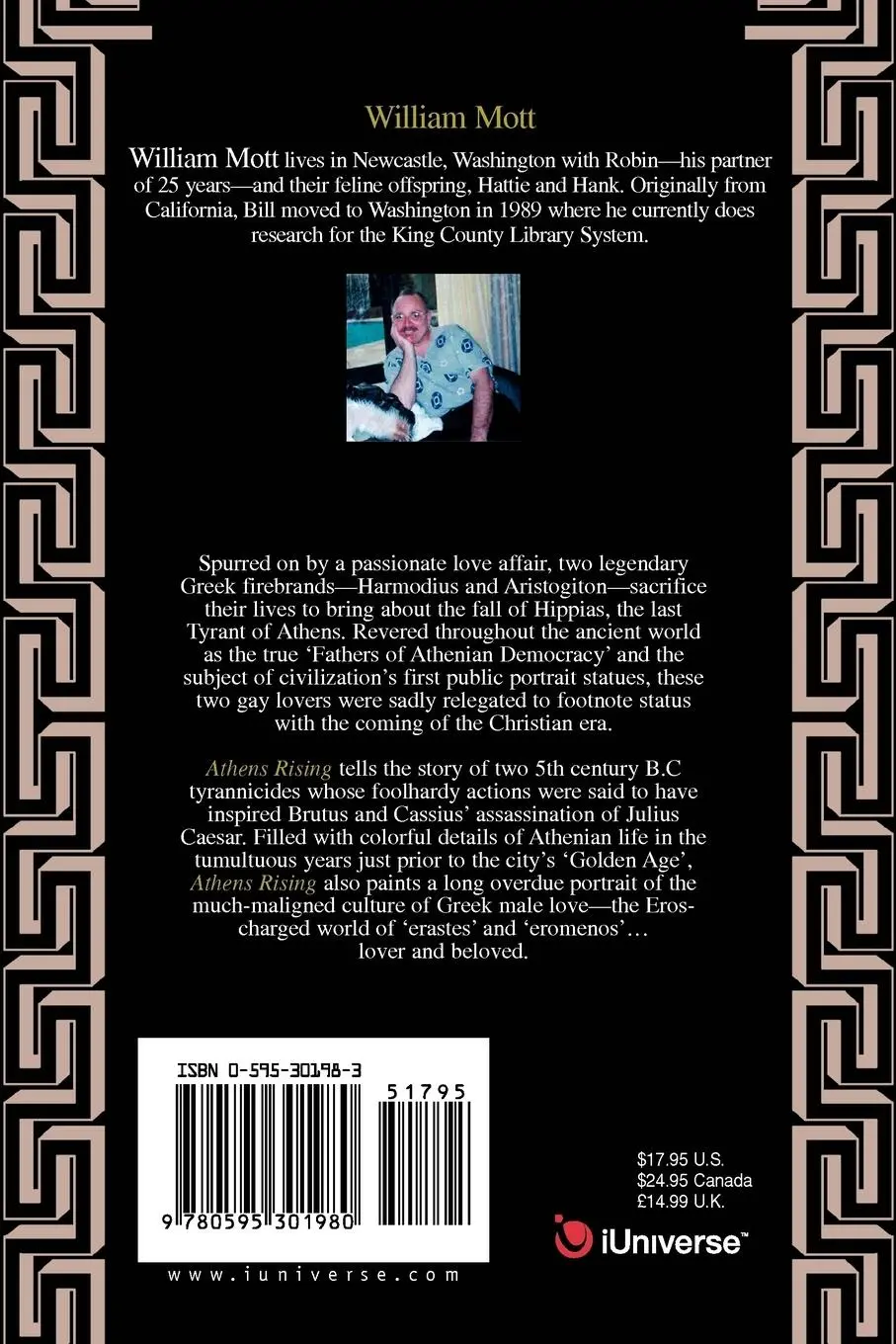 Rückseite: 9780595301980 | Athens Rising | A tale of Harmodius and Aristogiton | William Mott