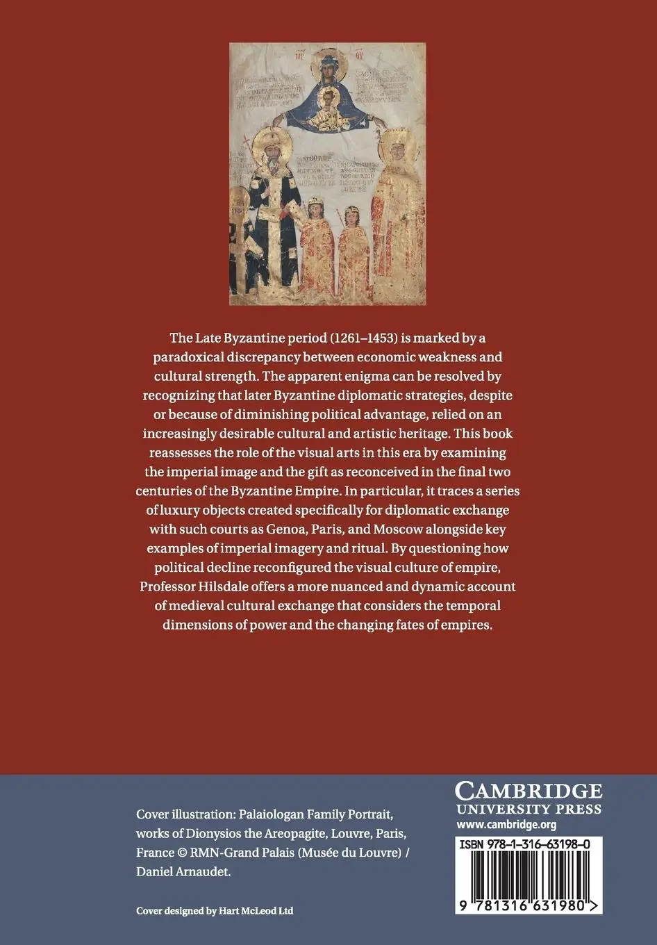 Rückseite: 9781316631980 | Byzantine Art and Diplomacy in an Age of Decline | Cecily J. Hilsdale