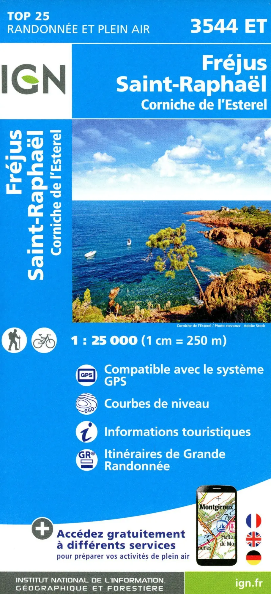Cover: 9782758551980 | Fréjus St.Raphael 1:25 000 | (Land-)Karte | Französisch | 2022