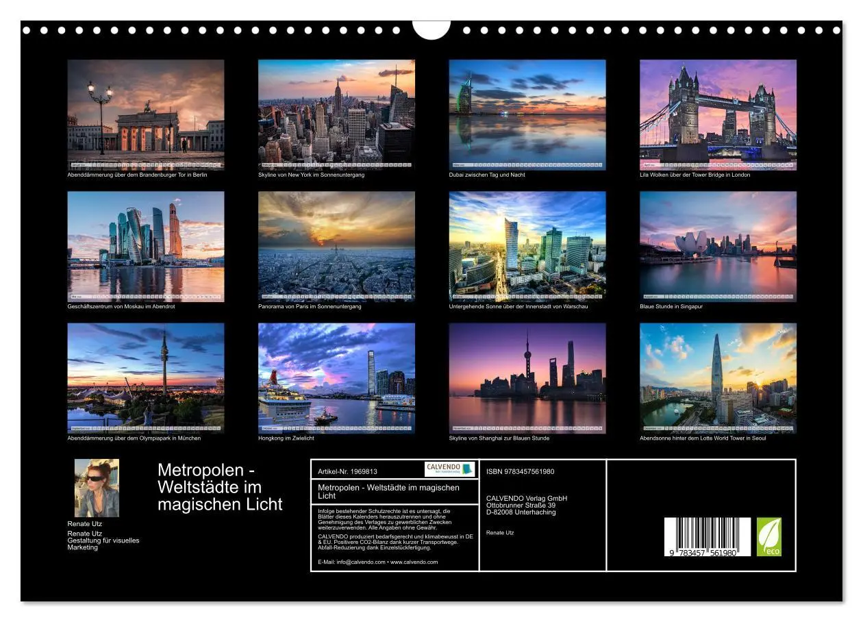 Bild: 9783457561980 | Metropolen - Weltstädte im magischen Licht (Wandkalender 2026 DIN...