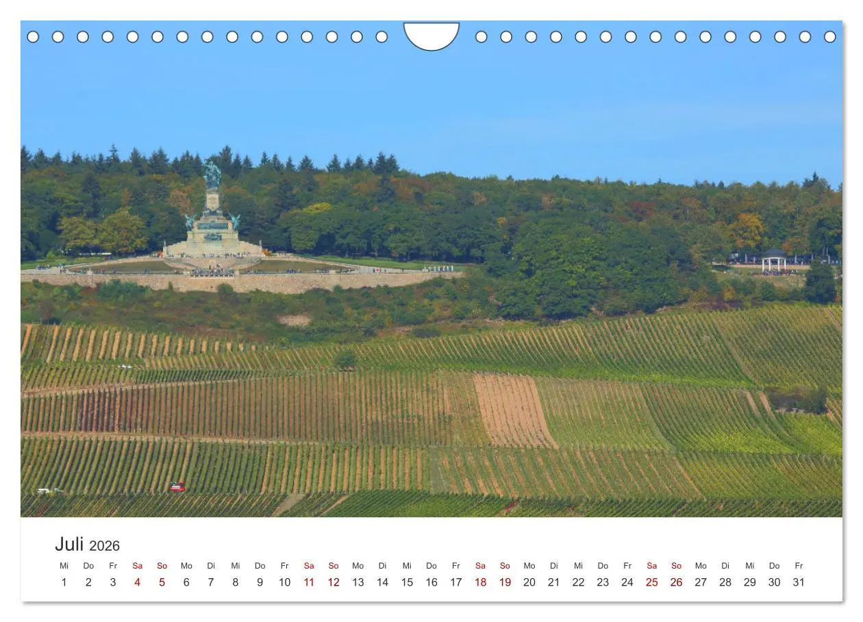 Bild: 9783457631980 | Rheingau - Land des Weines und der Bauwerks (Wandkalender 2026 DIN...