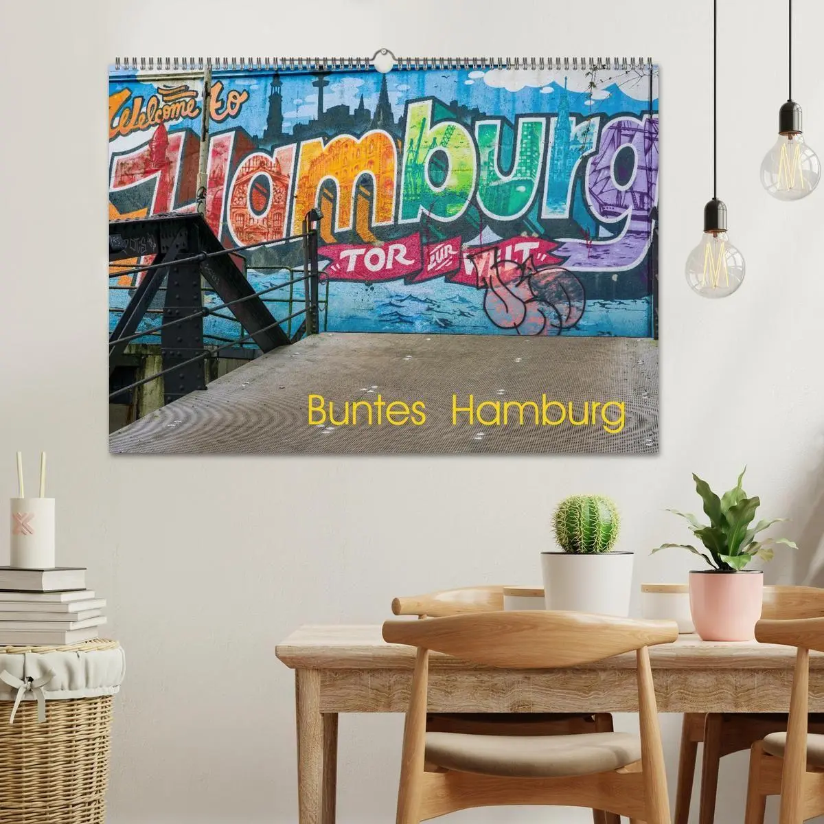 Bild: 9783516721980 | Buntes Hamburg (Wandkalender 2026 DIN A2 quer), CALVENDO...