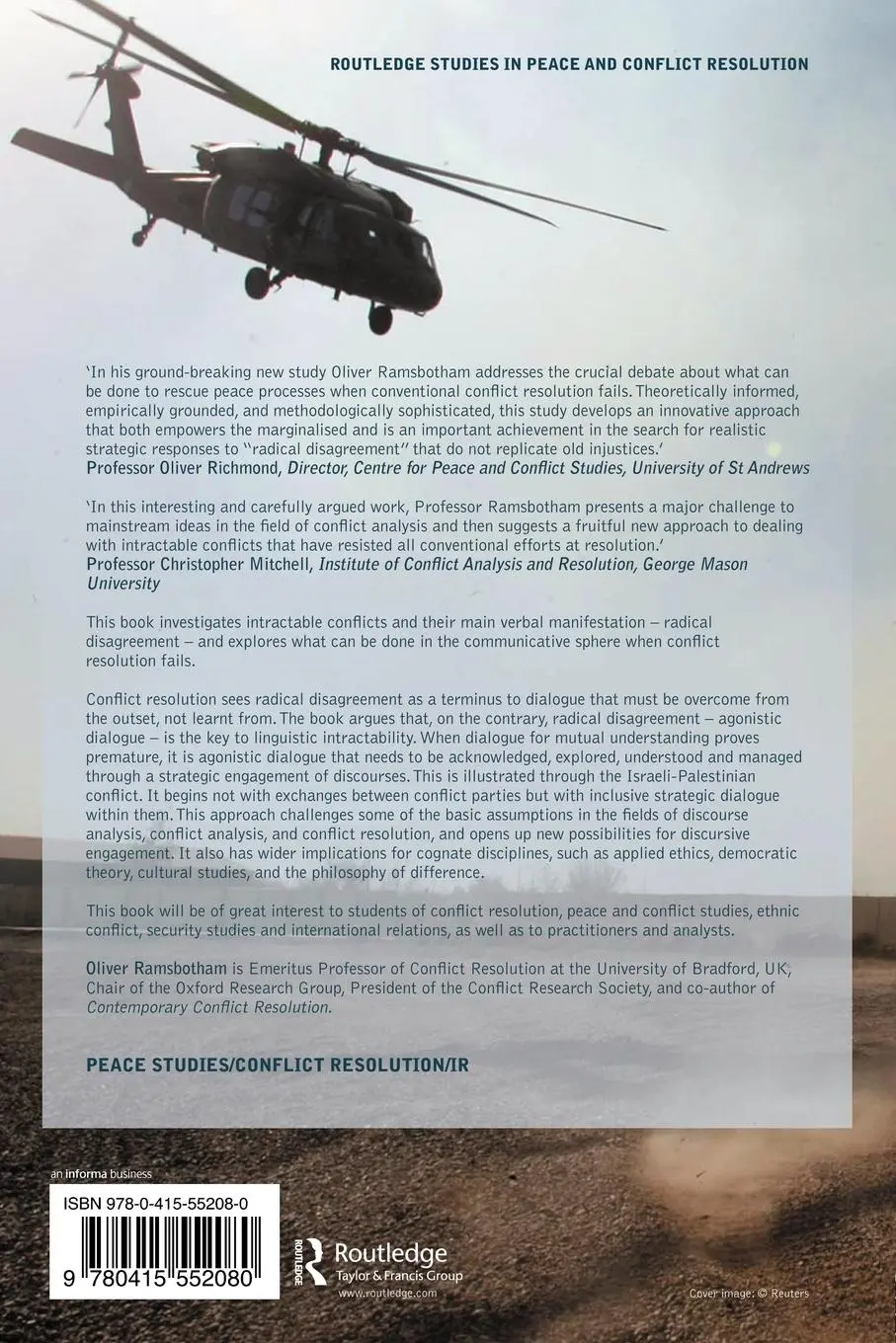 Rückseite: 9780415552080 | Transforming Violent Conflict | Oliver Ramsbotham | Taschenbuch | 2010