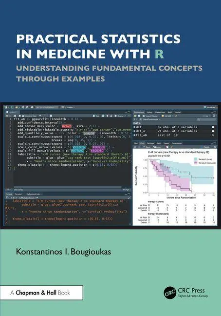 Cover: 9781032602080 | Practical Statistics in Medicine with R | Konstantinos I. Bougioukas