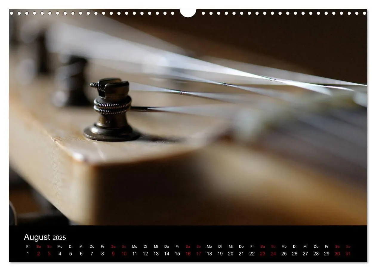 Bild: 9783435432080 | Feinheiten - Alte Gitarren im Detail (Wandkalender 2025 DIN A3...