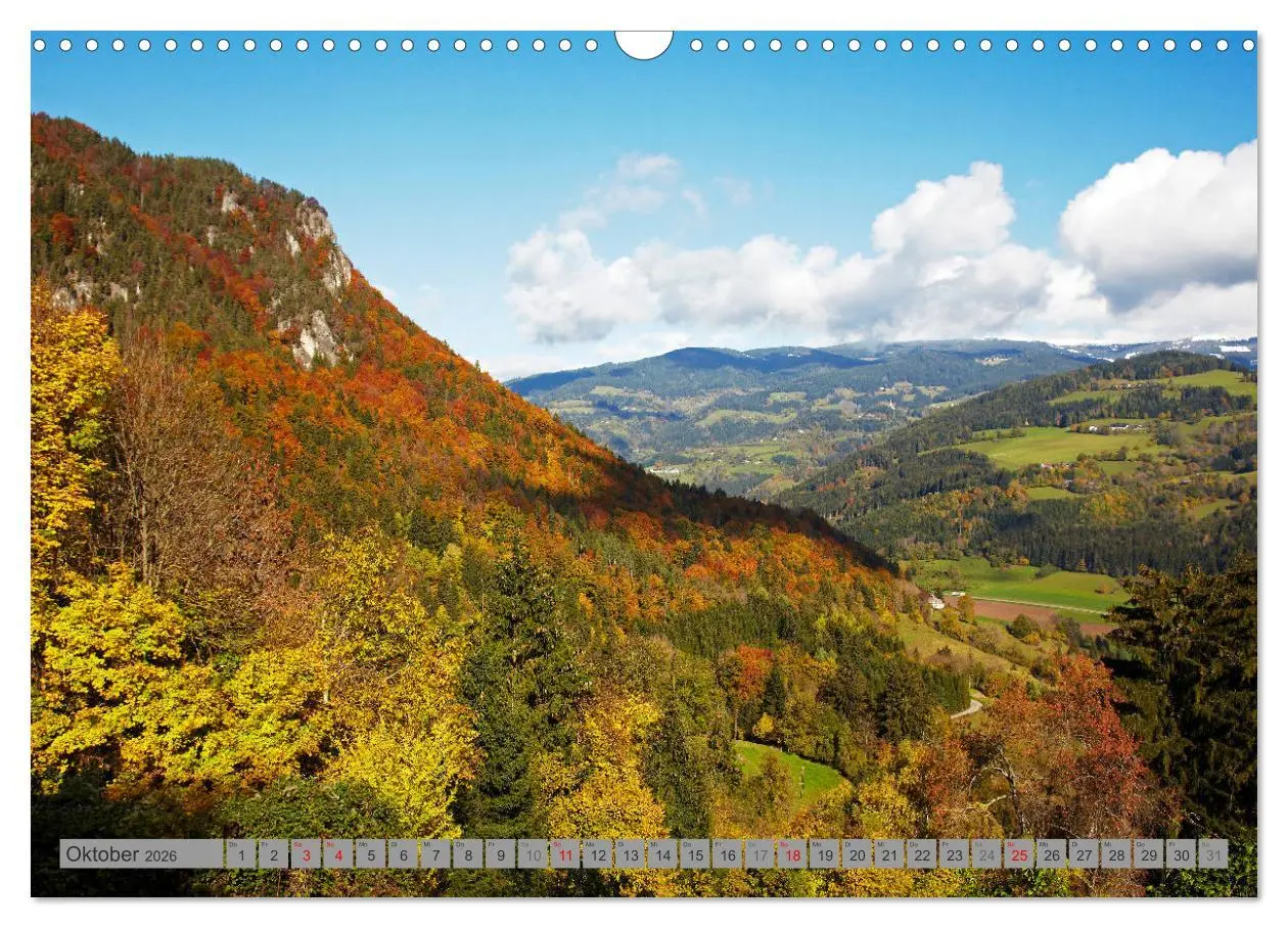 Bild: 9783457902080 | Kärnten (Wandkalender 2026 DIN A3 quer), CALVENDO Monatskalender