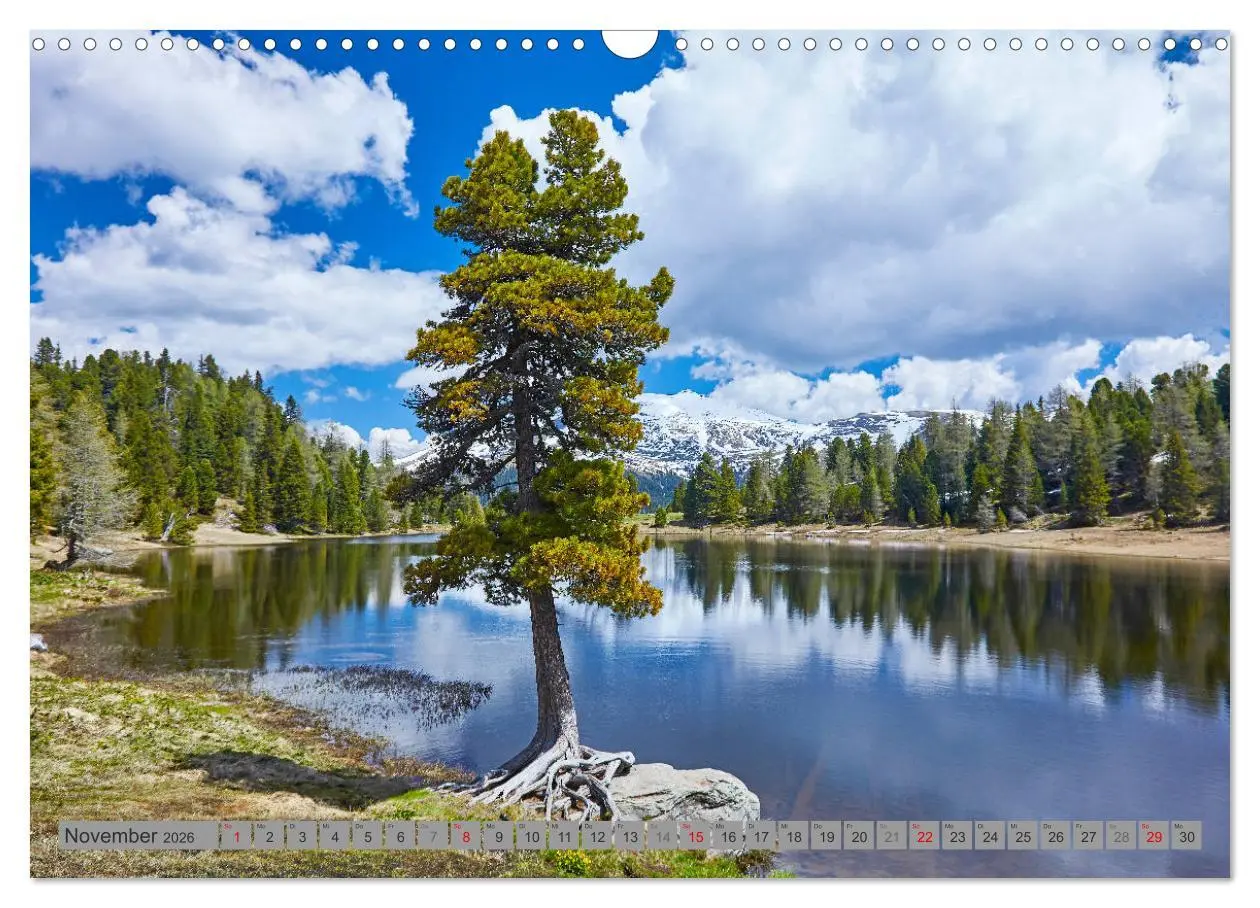 Bild: 9783457902080 | Kärnten (Wandkalender 2026 DIN A3 quer), CALVENDO Monatskalender