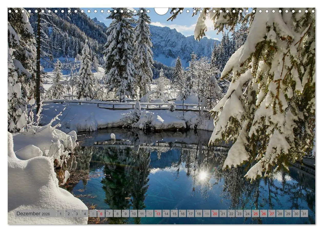 Bild: 9783457902080 | Kärnten (Wandkalender 2026 DIN A3 quer), CALVENDO Monatskalender