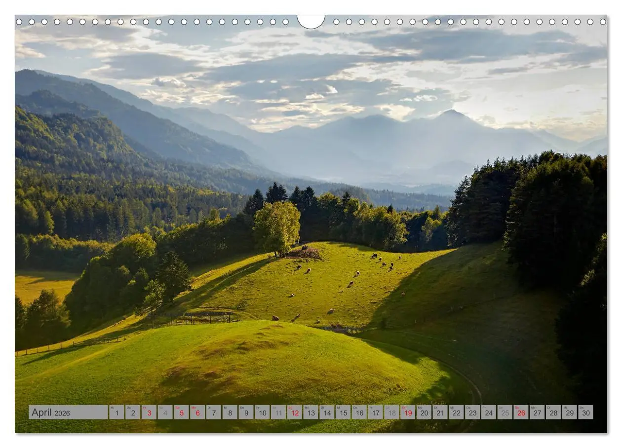 Bild: 9783457902080 | Kärnten (Wandkalender 2026 DIN A3 quer), CALVENDO Monatskalender