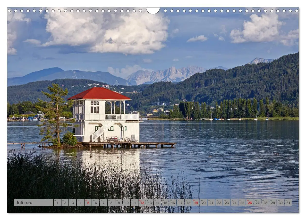 Bild: 9783457902080 | Kärnten (Wandkalender 2026 DIN A3 quer), CALVENDO Monatskalender