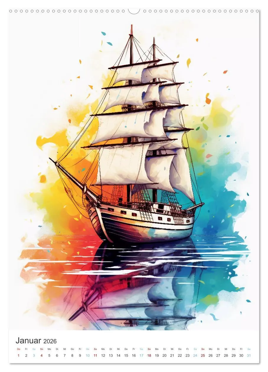 Bild: 9783516302080 | Segeln und Regatta (Wandkalender 2026 DIN A2 hoch), CALVENDO...