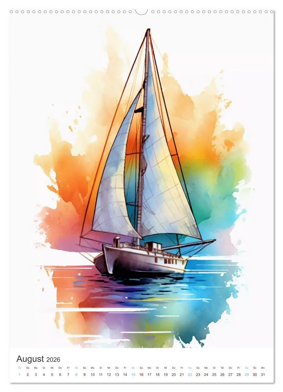 Bild: 9783516302080 | Segeln und Regatta (Wandkalender 2026 DIN A2 hoch), CALVENDO...