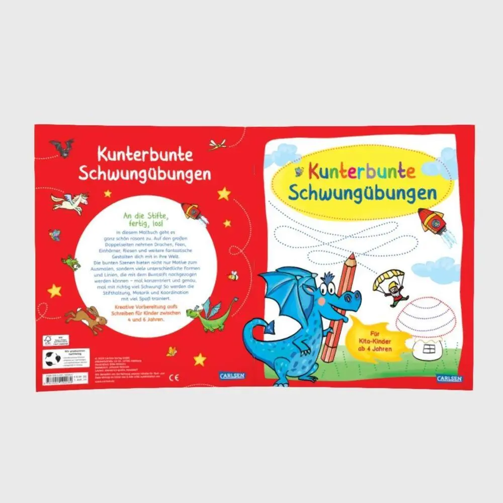 Bild: 9783551192080 | Kunterbunte Schwungübungen | Silke Reimers | Broschüre | 48 S. | 2024