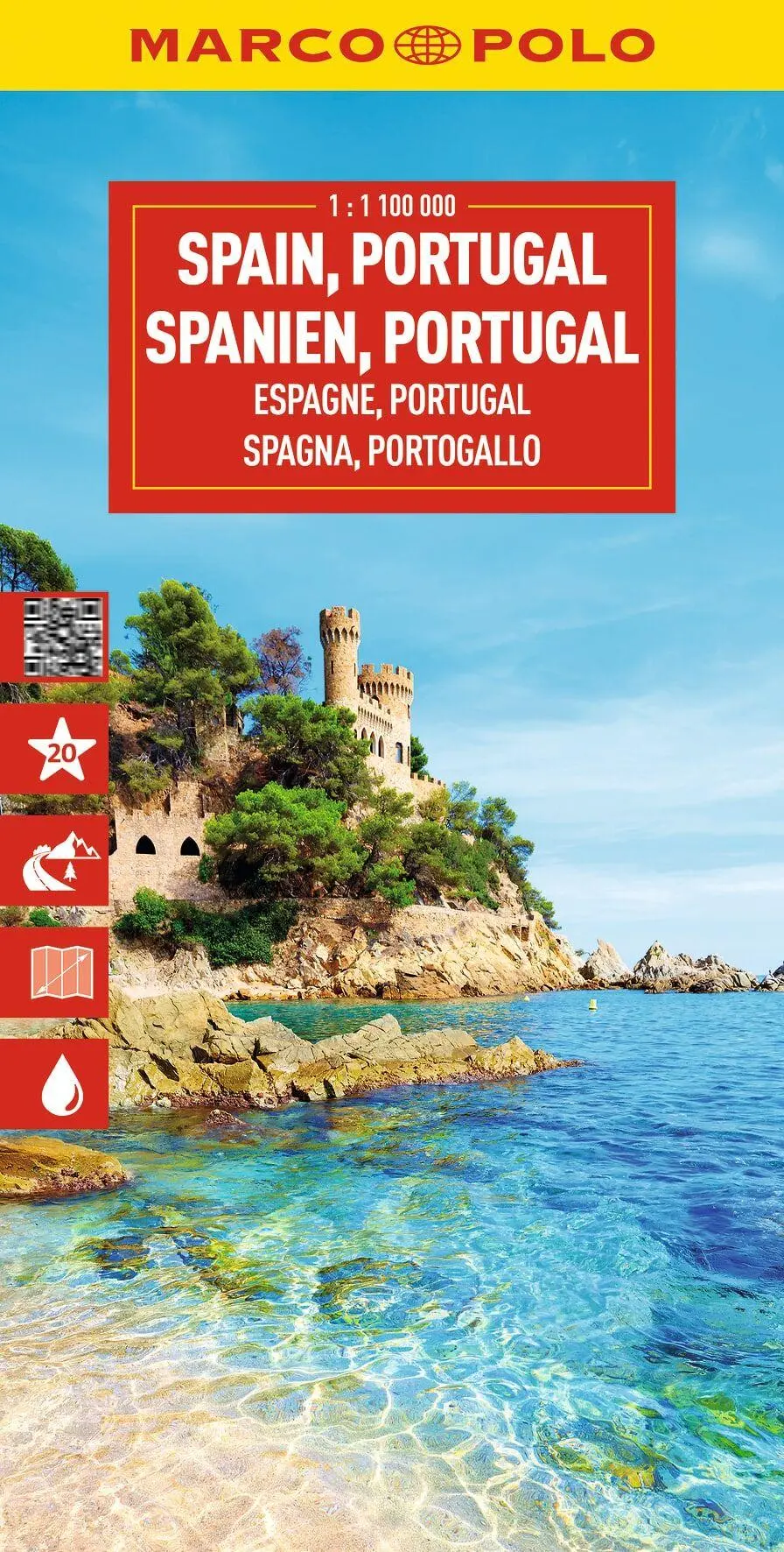 Cover: 9783575022080 | MARCO POLO Reisekarte Spanien, Portugal 1:1 Mio. | Polo Marco | 2026