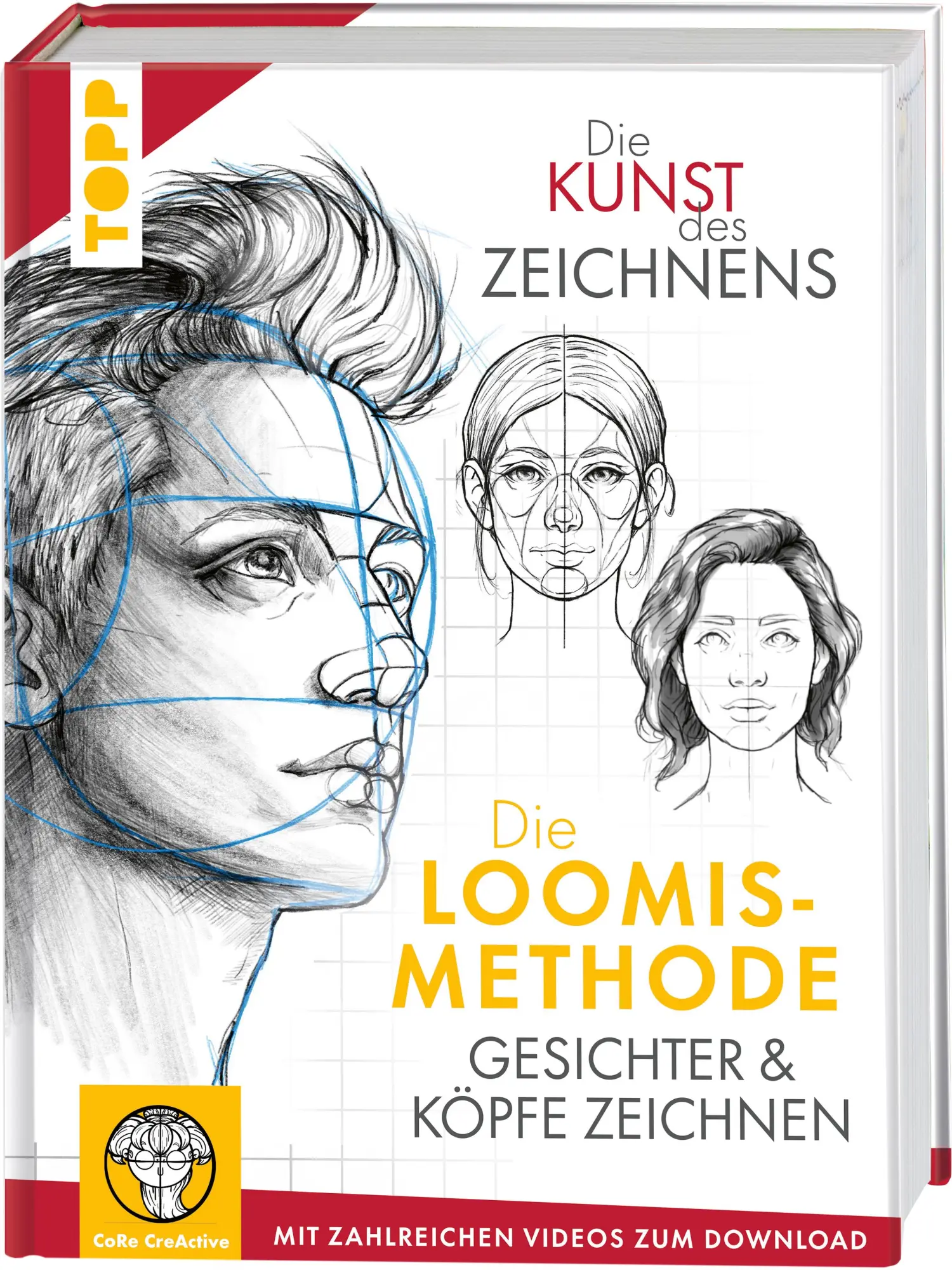 Cover: 9783735882080 | Die Kunst des Zeichnens. Die Loomis-Methode. Gesichter &amp; Köpfe...