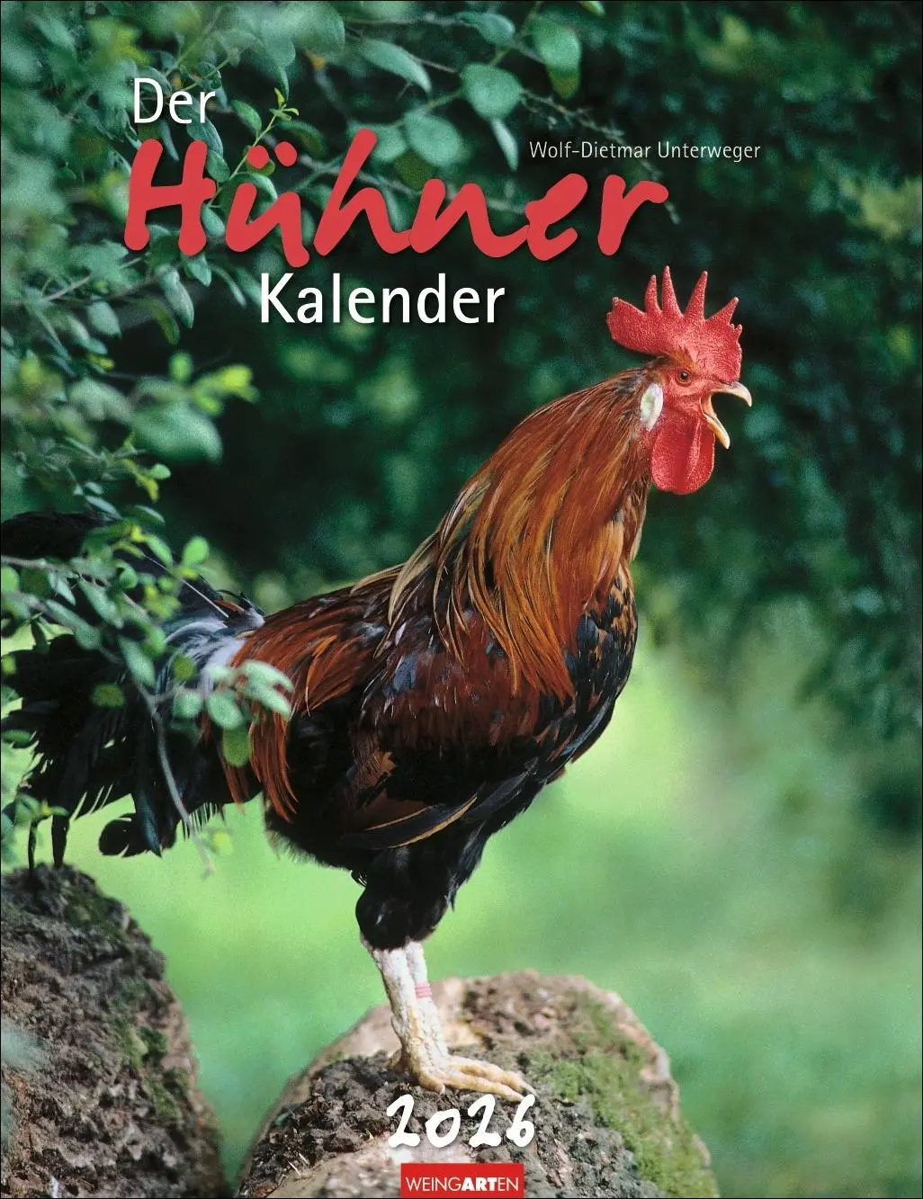 Cover: 9783839902080 | Der Hühnerkalender 2026 | Wolf-Dietmar Unterweger | Kalender | 14 S.