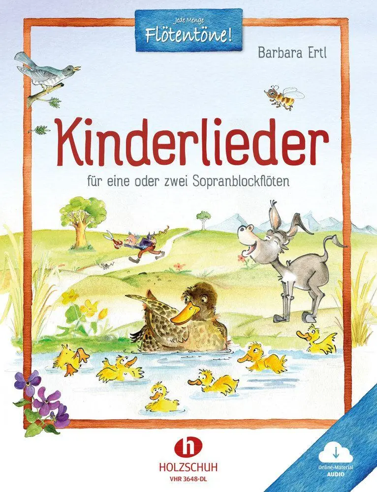 Cover: 9783864342080 | Kinderlieder (mit Audio-Download) | Barbara Ertl | Buch | 36 S. | 2026
