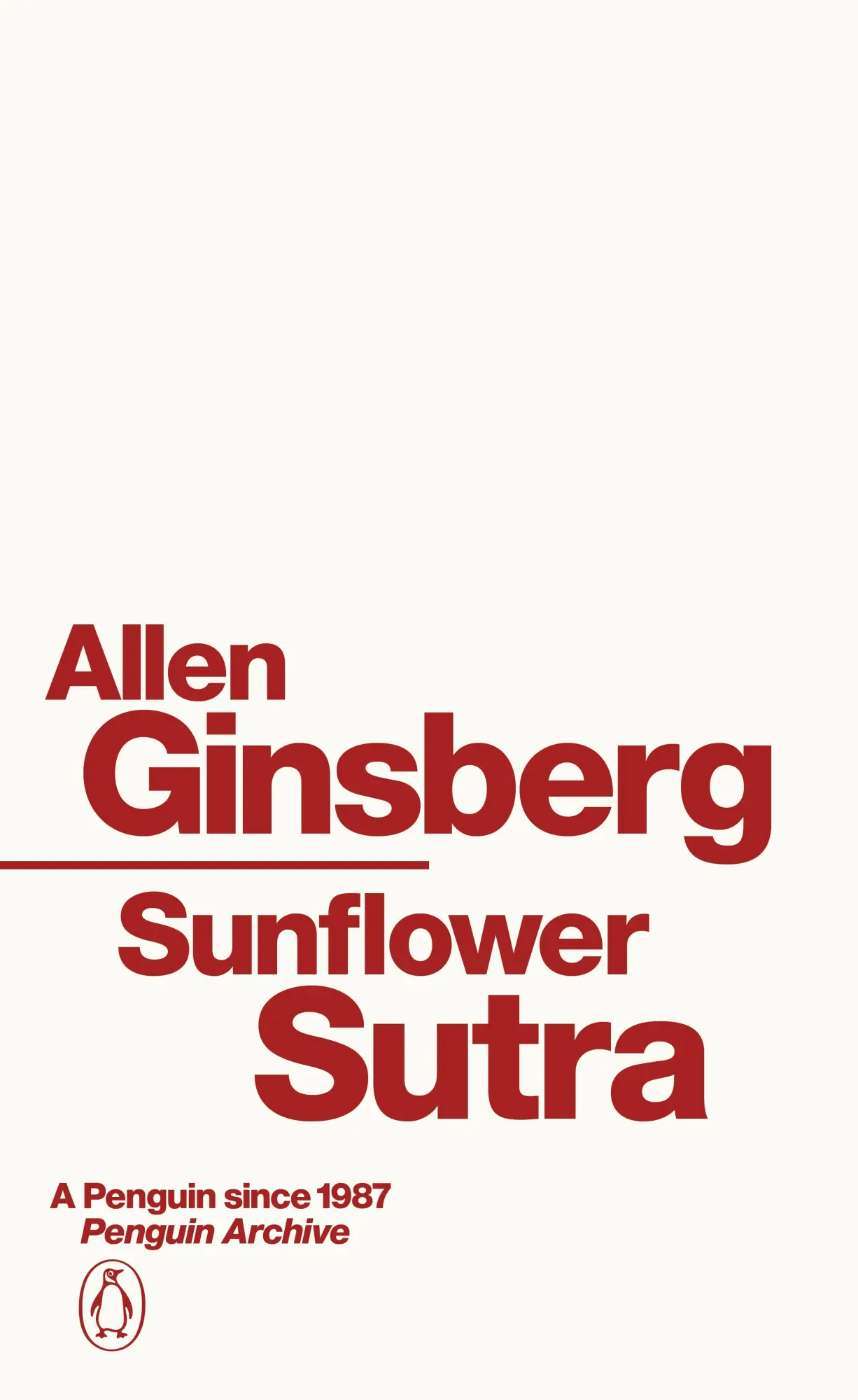 Cover: 9780241752180 | Sunflower Sutra | Allen Ginsberg | Taschenbuch | Penguin Archive