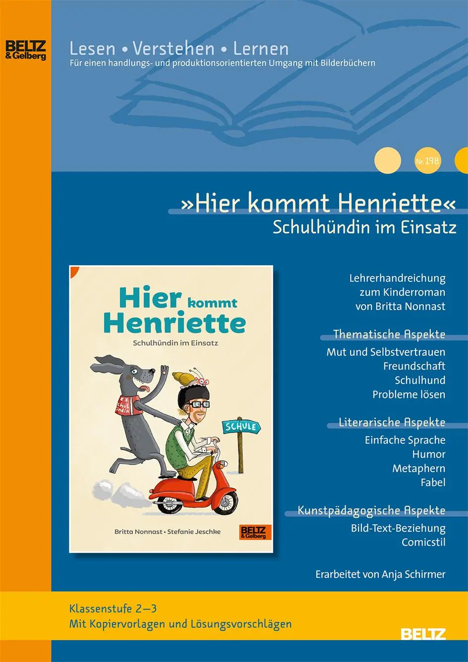 Cover: 9783407632180 | »Hier kommt Henriette Schulhündin im Einsatz« im Unterricht | 24 S.