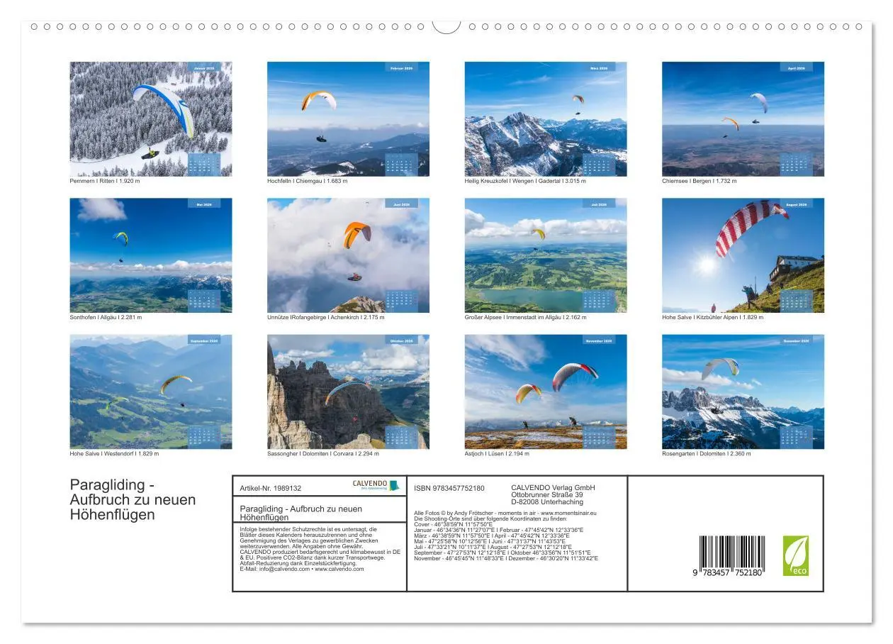 Bild: 9783457752180 | Paragliding - Aufbruch zu neuen Höhenflügen (hochwertiger Premium...