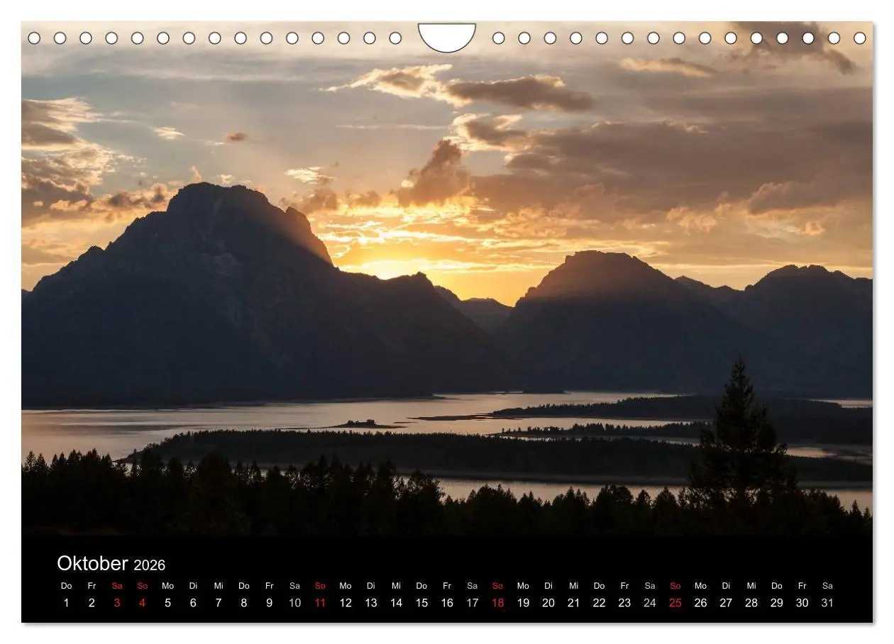 Bild: 9783516222180 | Wyoming &amp; South Dakota (Wandkalender 2026 DIN A4 quer), CALVENDO...