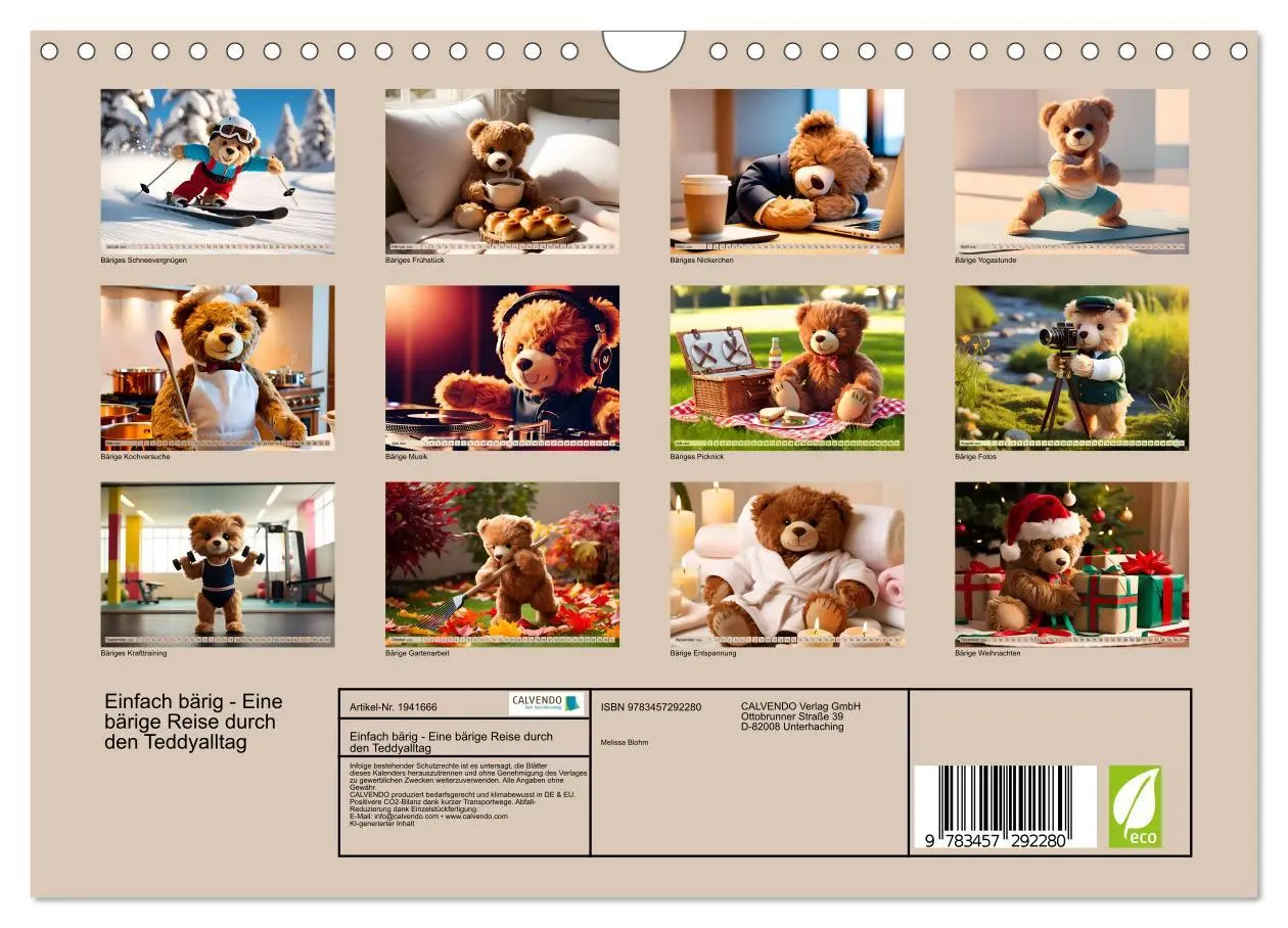 Bild: 9783457292280 | Einfach bärig - Eine bärige Reise durch den Teddyalltag...