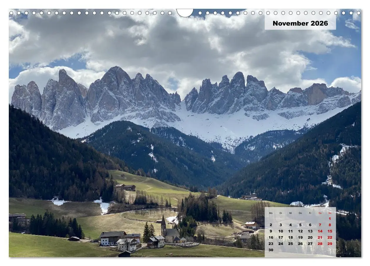 Bild: 9783457502280 | Alpenauszeit - Schöne Orte der Alpen (Wandkalender 2026 DIN A3...