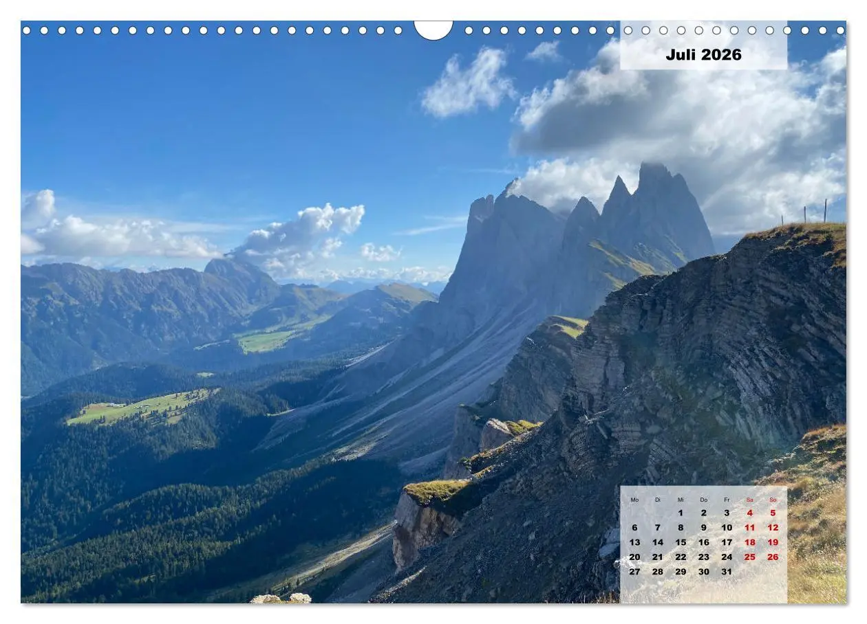 Bild: 9783457502280 | Alpenauszeit - Schöne Orte der Alpen (Wandkalender 2026 DIN A3...