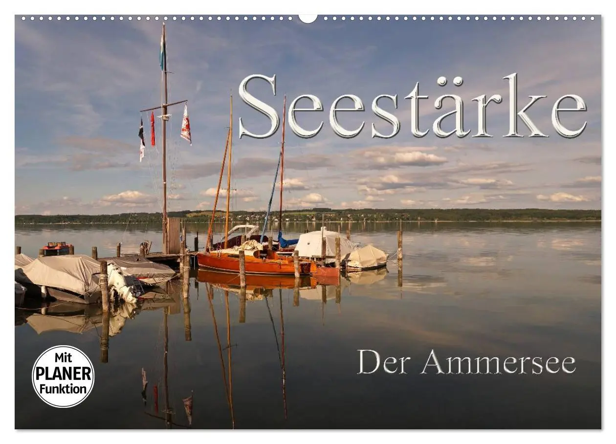 Cover: 9783457982280 | Seestärke - Der Ammersee (Wandkalender 2026 DIN A2 quer), CALVENDO...
