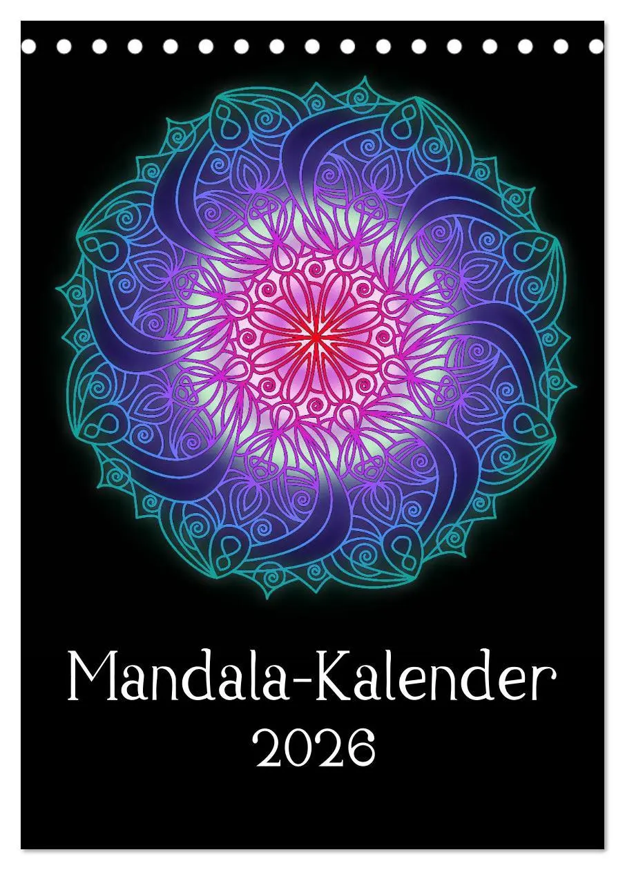 Cover: 9783516382280 | Mandala-Kalender 2026 (Tischkalender 2026 DIN A5 hoch), CALVENDO...