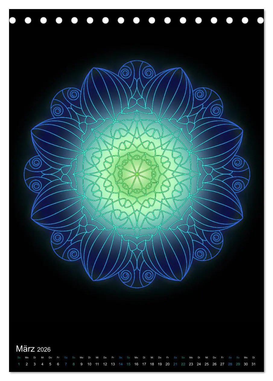Bild: 9783516382280 | Mandala-Kalender 2026 (Tischkalender 2026 DIN A5 hoch), CALVENDO...