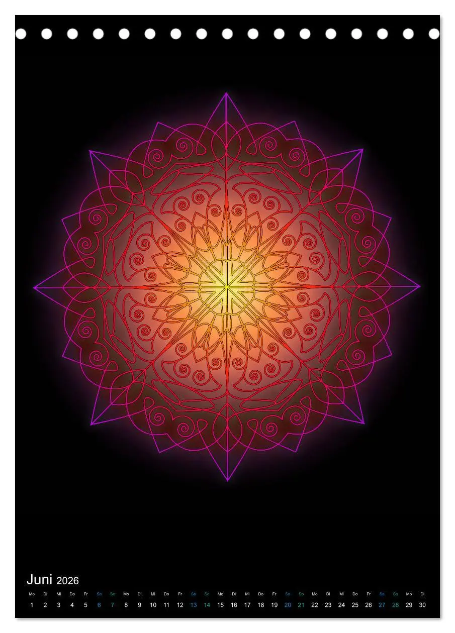 Bild: 9783516382280 | Mandala-Kalender 2026 (Tischkalender 2026 DIN A5 hoch), CALVENDO...