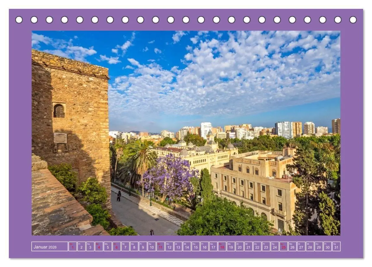 Bild: 9783516692280 | Ein Herz für Málaga (Tischkalender 2026 DIN A5 quer), CALVENDO...