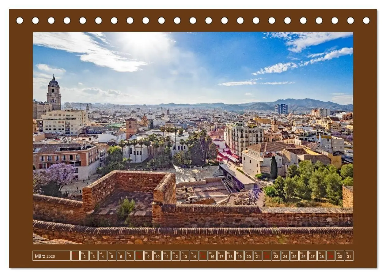 Bild: 9783516692280 | Ein Herz für Málaga (Tischkalender 2026 DIN A5 quer), CALVENDO...