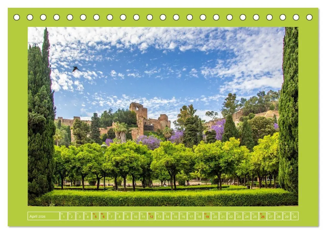 Bild: 9783516692280 | Ein Herz für Málaga (Tischkalender 2026 DIN A5 quer), CALVENDO...