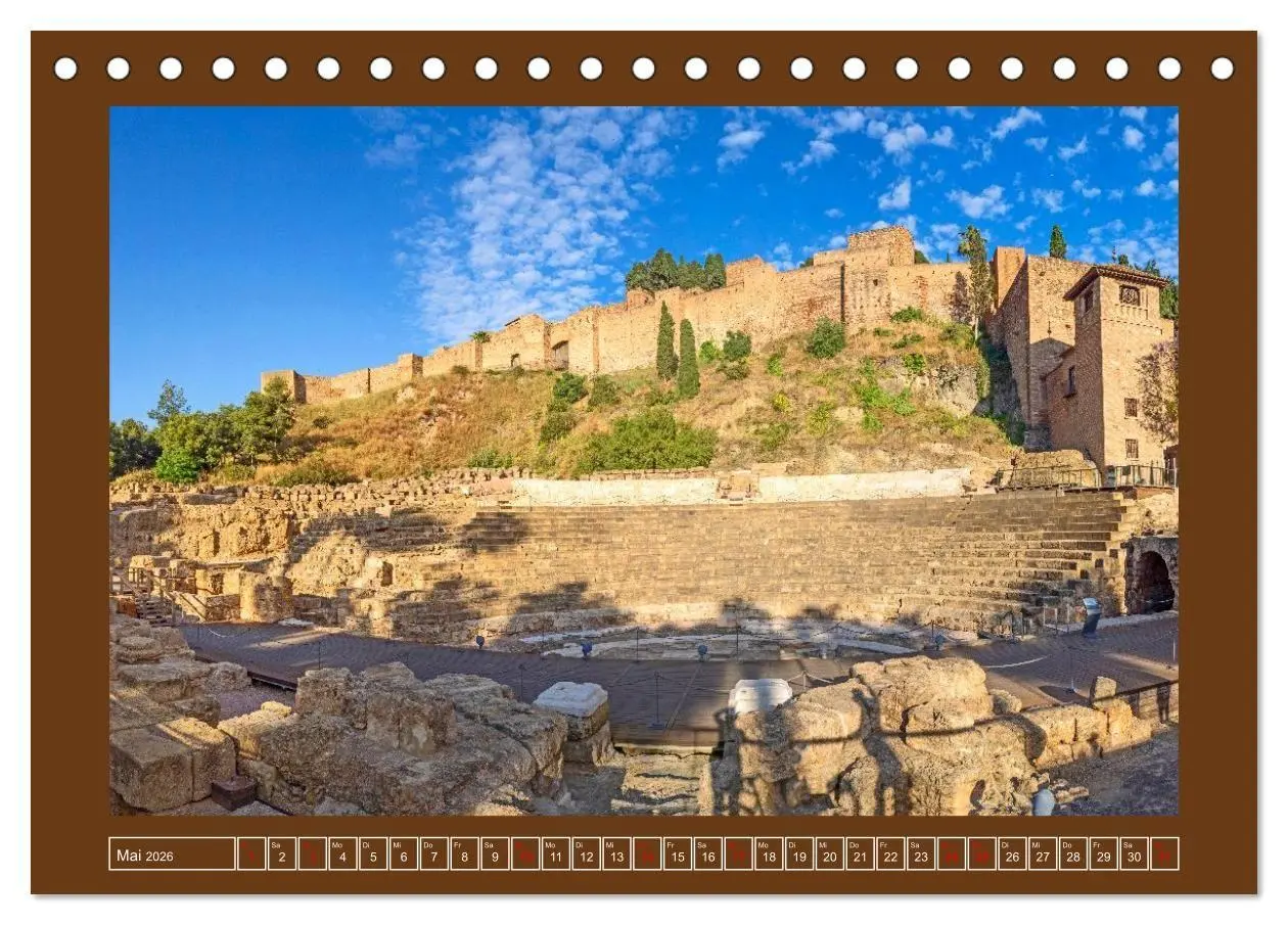 Bild: 9783516692280 | Ein Herz für Málaga (Tischkalender 2026 DIN A5 quer), CALVENDO...