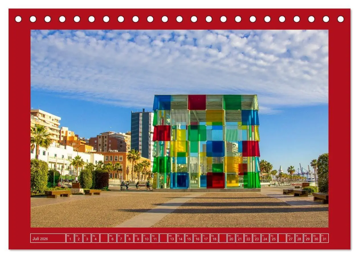 Bild: 9783516692280 | Ein Herz für Málaga (Tischkalender 2026 DIN A5 quer), CALVENDO...
