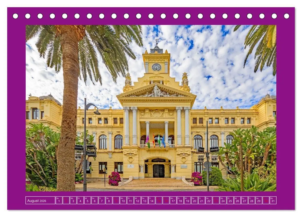 Bild: 9783516692280 | Ein Herz für Málaga (Tischkalender 2026 DIN A5 quer), CALVENDO...
