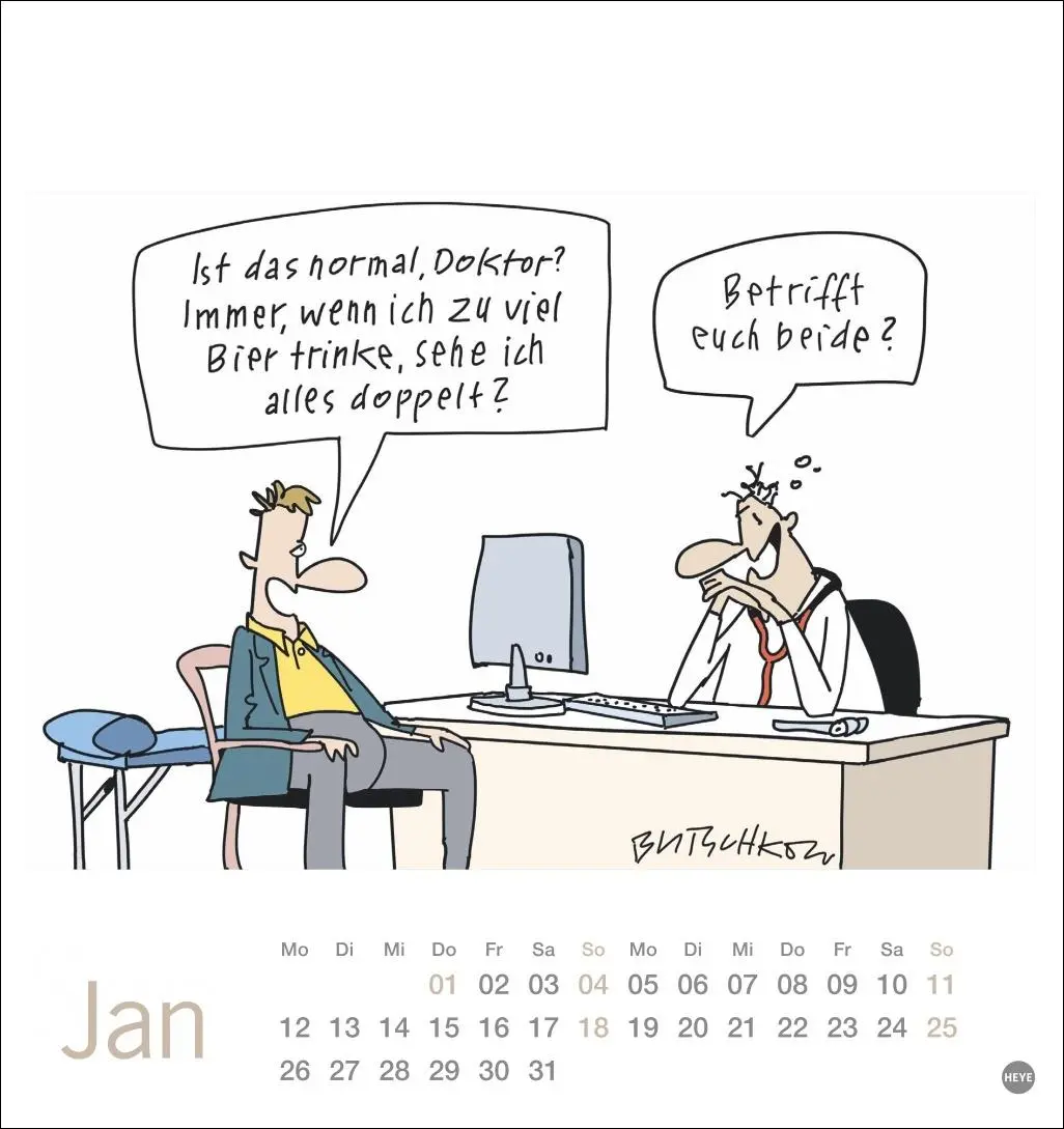 Bild: 9783756412280 | Peter Butschkow: Bier her Postkartenkalender 2026 | Peter Butschkow