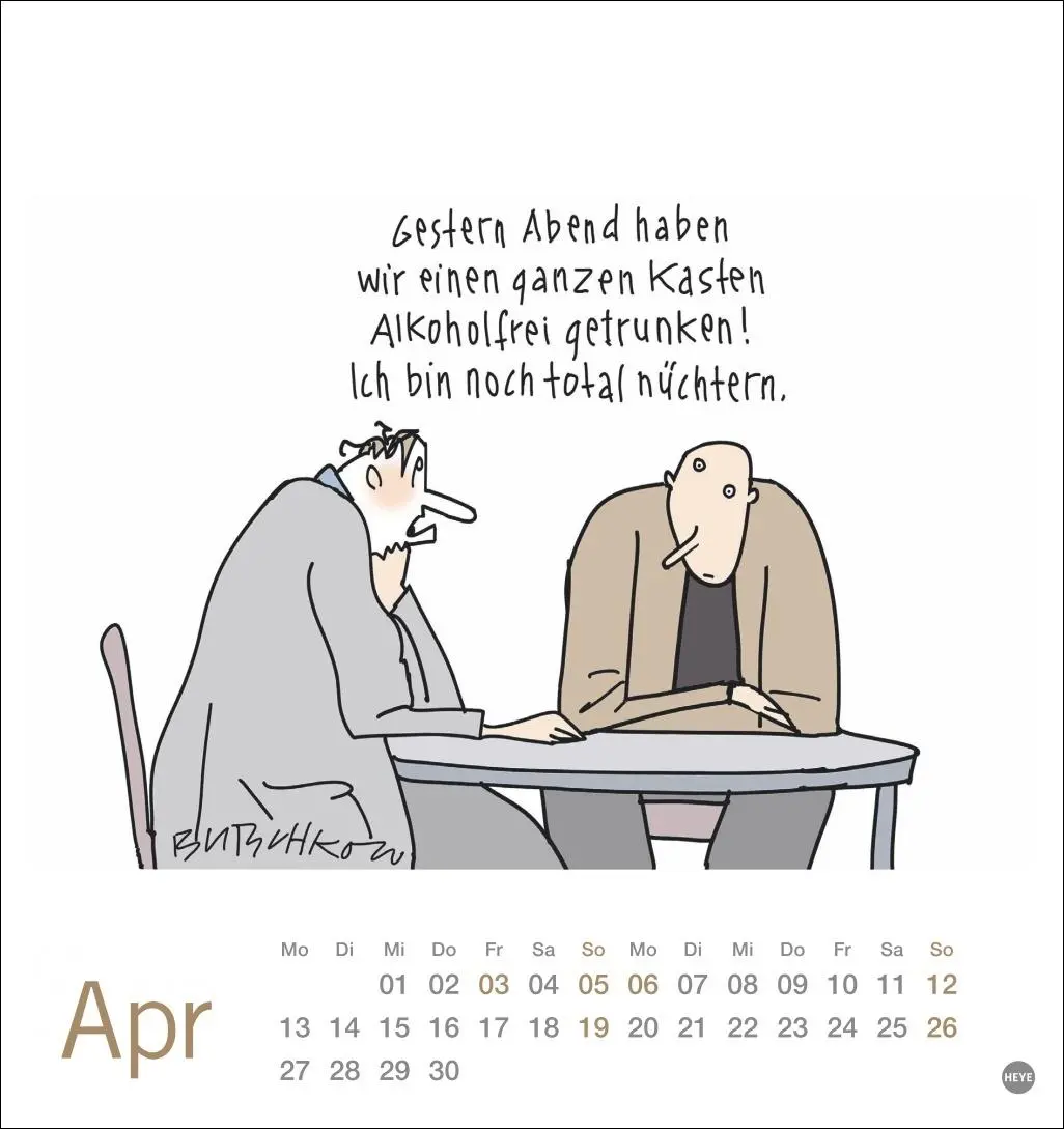 Bild: 9783756412280 | Peter Butschkow: Bier her Postkartenkalender 2026 | Peter Butschkow