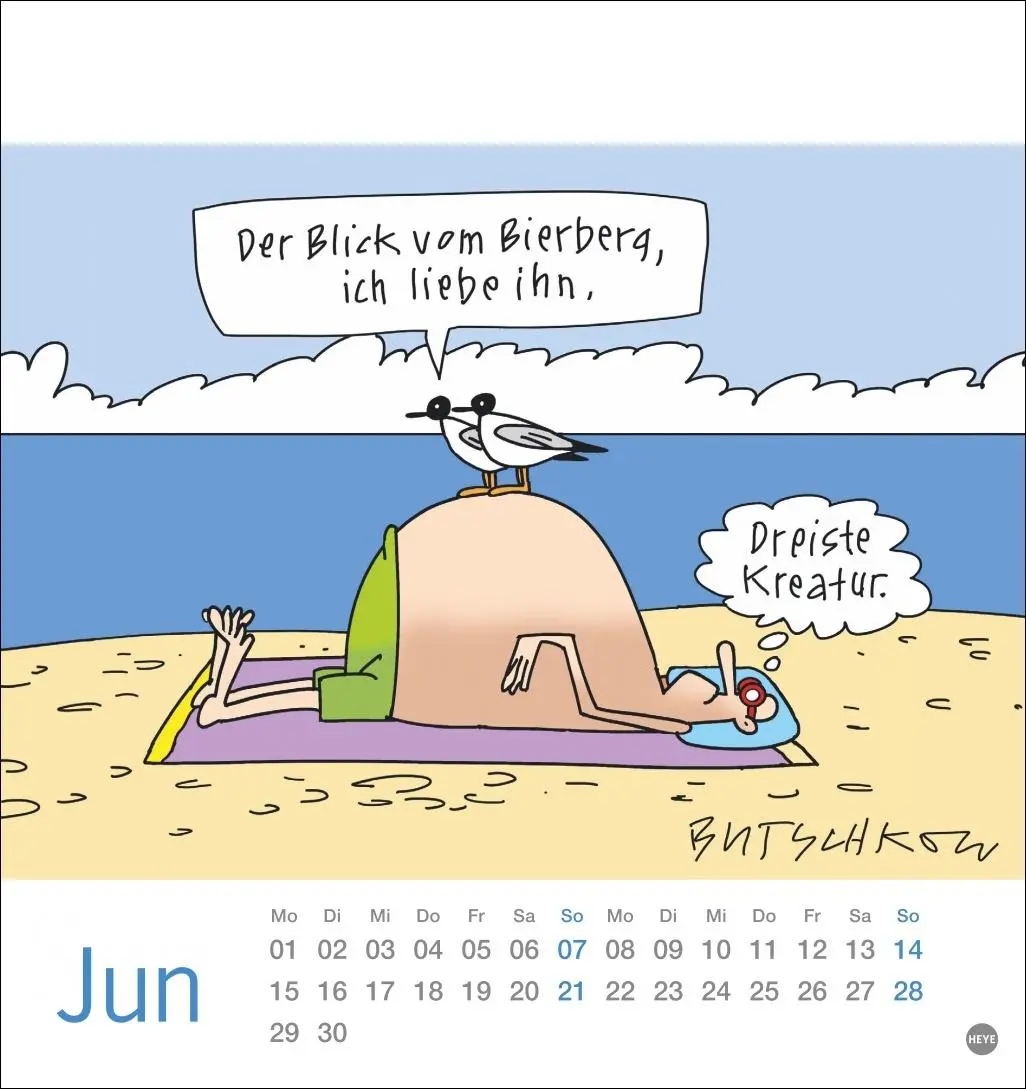 Bild: 9783756412280 | Peter Butschkow: Bier her Postkartenkalender 2026 | Peter Butschkow