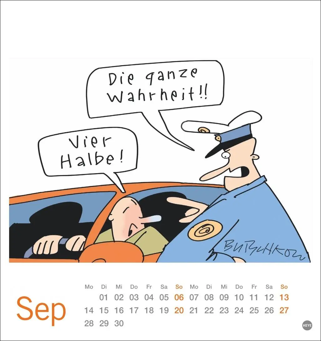 Bild: 9783756412280 | Peter Butschkow: Bier her Postkartenkalender 2026 | Peter Butschkow