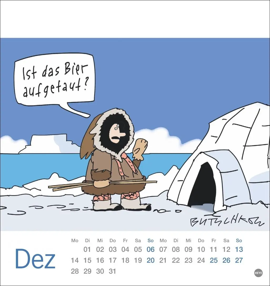 Bild: 9783756412280 | Peter Butschkow: Bier her Postkartenkalender 2026 | Peter Butschkow