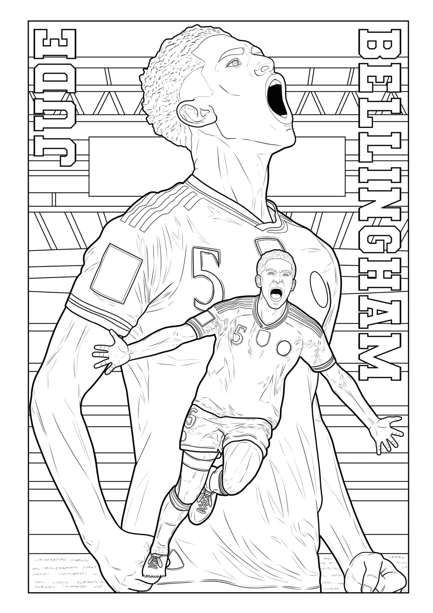 Bild: 9783986572280 | Fußball Malbuch - Tore, Siege &amp; Triumphe SUPERSTARS Fußballhelden...